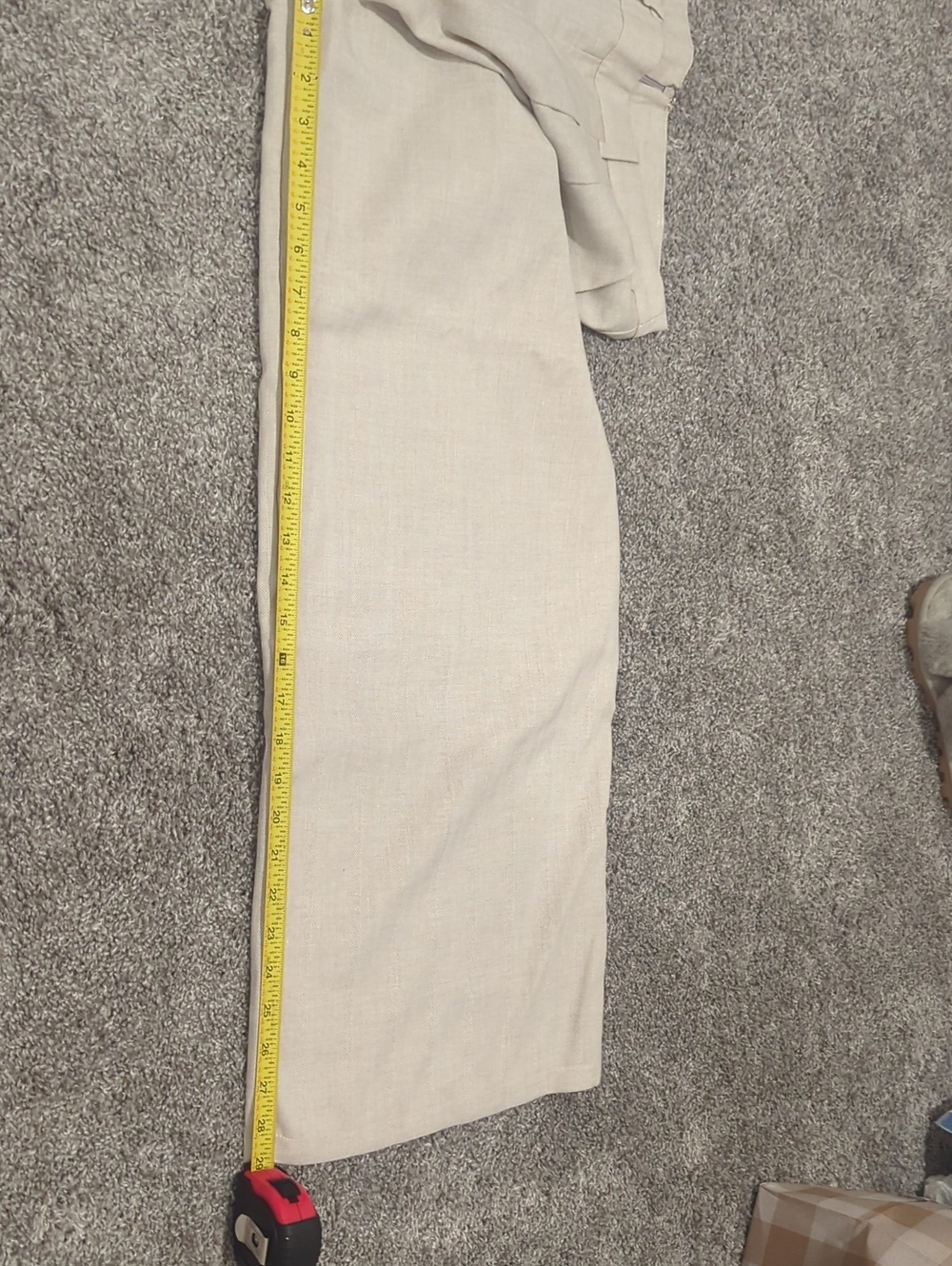 Commense Cream Wide-Leg Trousers with Draped Wrap Top Set - Picture 12 of 12
